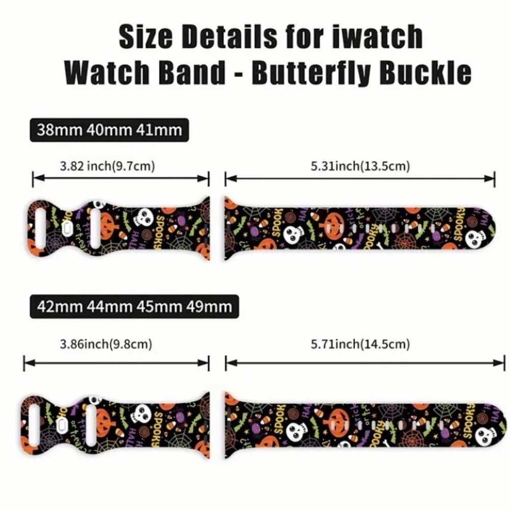iWatch Watchband Nightmare Before Christmas Jack Skellington - Picture 2 of 5